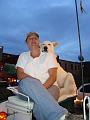 How cute is this - driver and her dog on a carriage